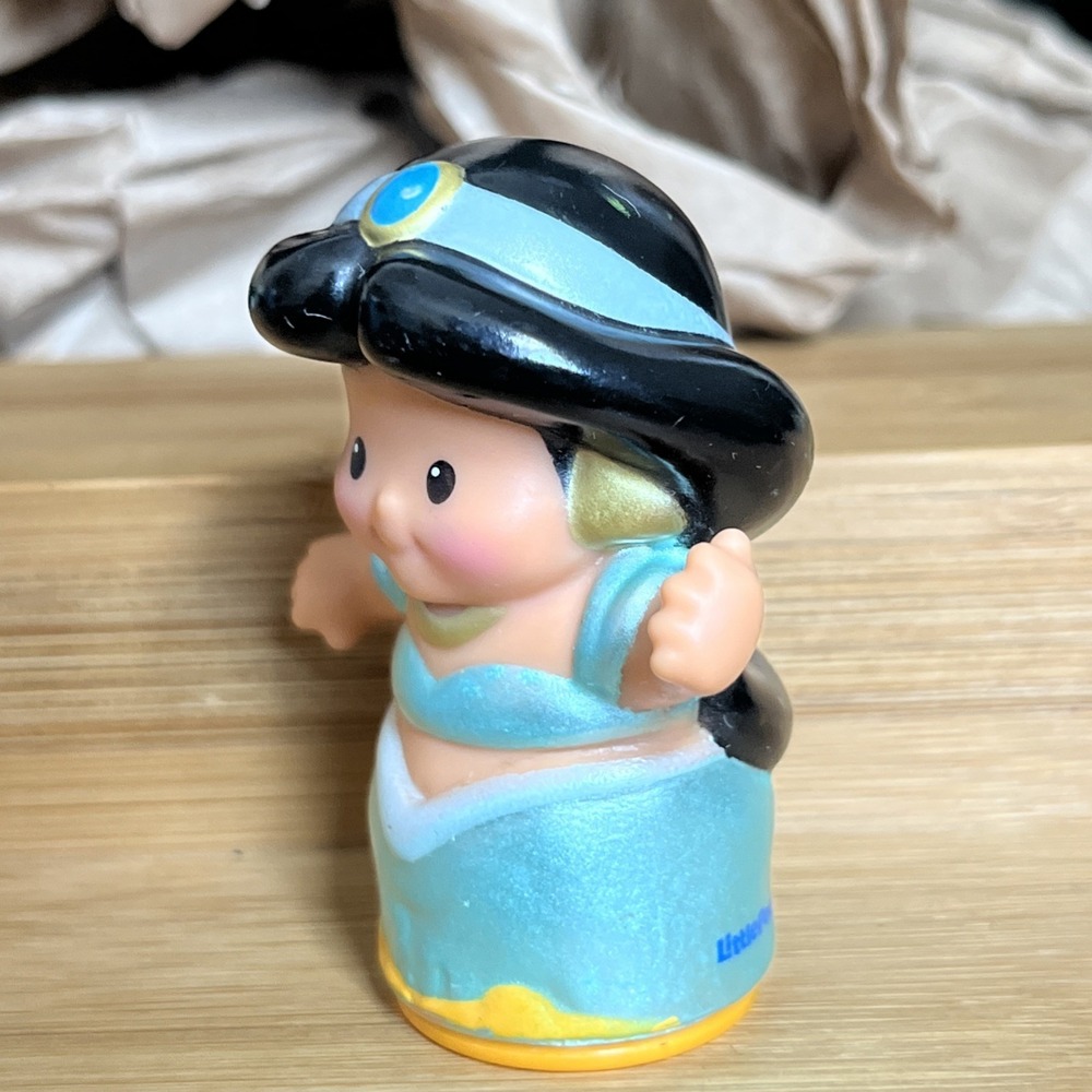 Fisher Price Little People Disney‎ Princess Shinny Jasmine Figure 2012 Chunk - Picture 8 of 9